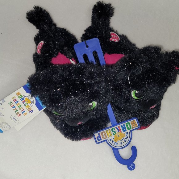 NWT! Build-A-Bear Character Slippers (Kitty) - Picture 2 of 12